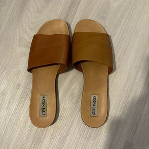 Steve Madden brown leather sandals